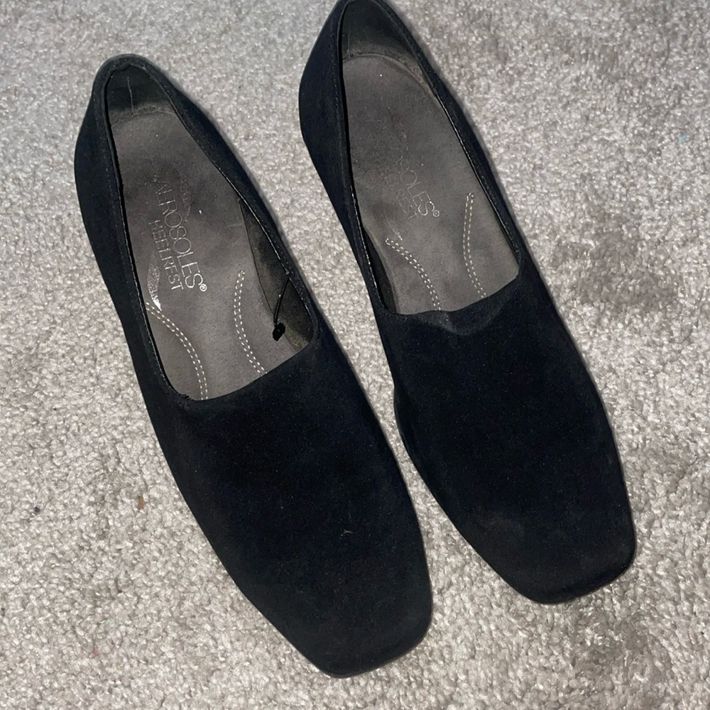 Aerosols heel rest square toe work heels size  5.5